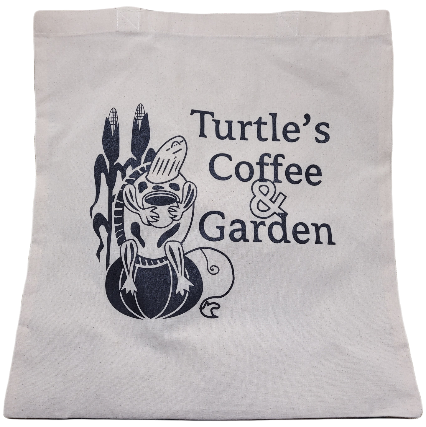 Turtle's Coffee & Garden Tote bag