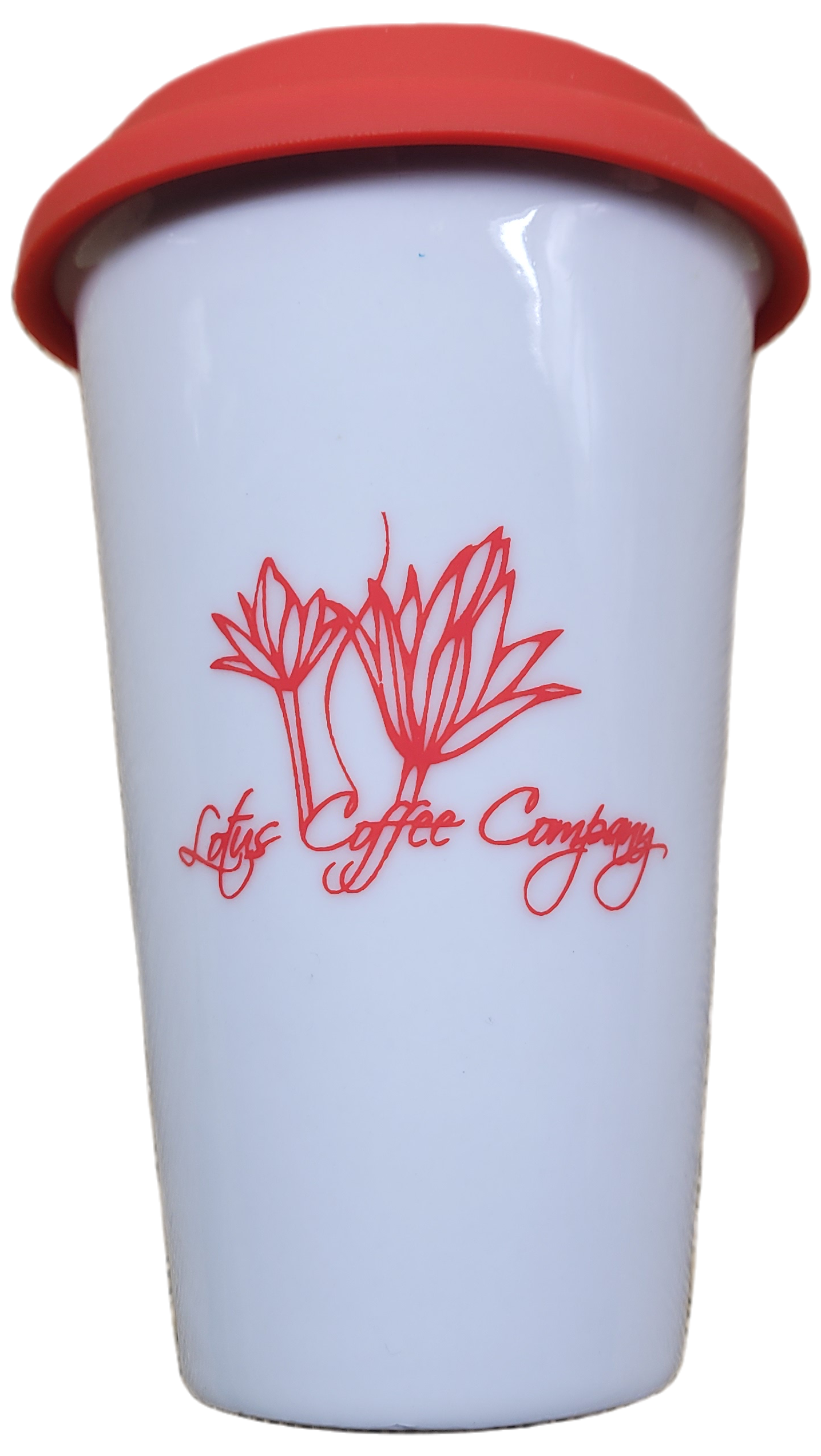 Lotus Coffee Company Double Wall Porcelain Tumbler