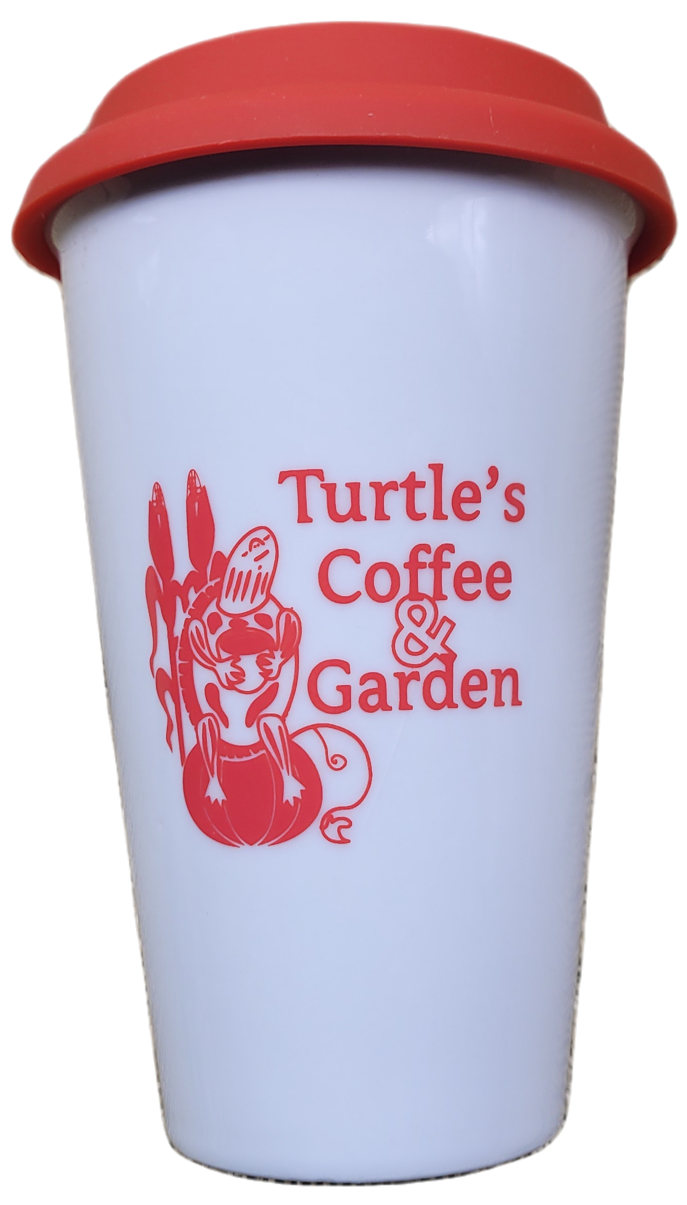 Turtle's Coffee & Garden Double Wall Porcelain Tumbler